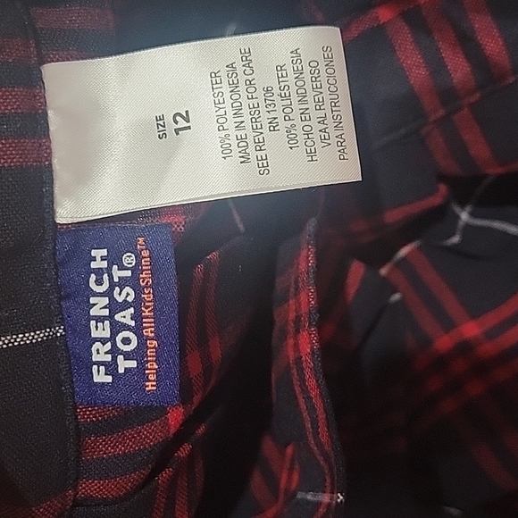 French Toast School Girl Pleated Skirt - Picture 2 of 2